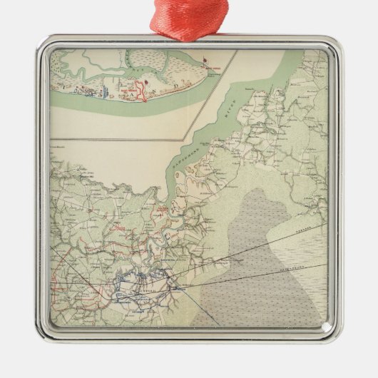 Suffolk en omgeving metalen ornament (Voorkant)