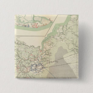 Suffolk en omgeving vierkante button 5,1 cm