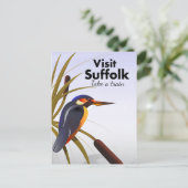 Suffolk Engeland Vintage Reis Kunst Briefkaart (Staand voorkant)