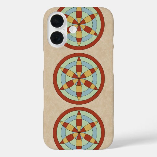 Suffolk Hexafoil (Daisy Wheel) Heksenmarkering Case-Mate iPhone Case (Achterkant)