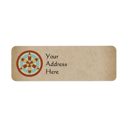 Suffolk Hexafoil (Daisy Wheel) Heksenmarkering Etiket (Voorkant)