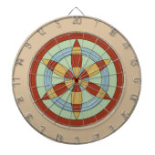 Suffolk Hexafoil (Daisy Wheel) Witch Mark Dartbord (Voorkant)