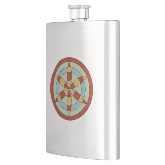 Suffolk Hexafoil (Daisy Wheel) Witch Mark Flacon (Links)