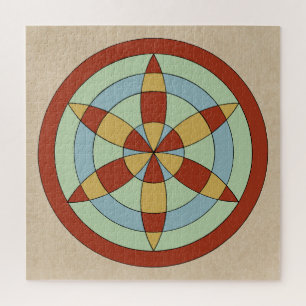 Suffolk Hexafoil (Daisy Wheel) Witch Mark Legpuzzel