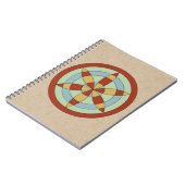 Suffolk Hexafoil (Daisy Wheel) Witch Mark Notitieboek (Linkerzijde)