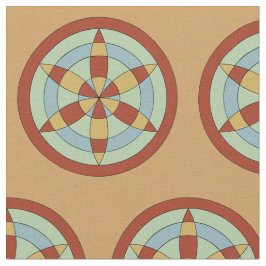 Suffolk Hexafoil (Daisy Wheel) Witch Mark Stof