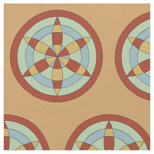 Suffolk Hexafoil (Daisy Wheel) Witch Mark Stof (Close Up)