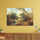 Suffolk Landscape, 1748 Canvas Afdruk (Insitu (Woonkamer))