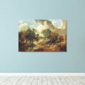 Suffolk Landscape, 1748 Canvas Afdruk (Insitu (Houten vloer))