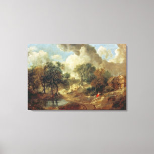 Suffolk Landscape, 1748 Canvas Afdruk