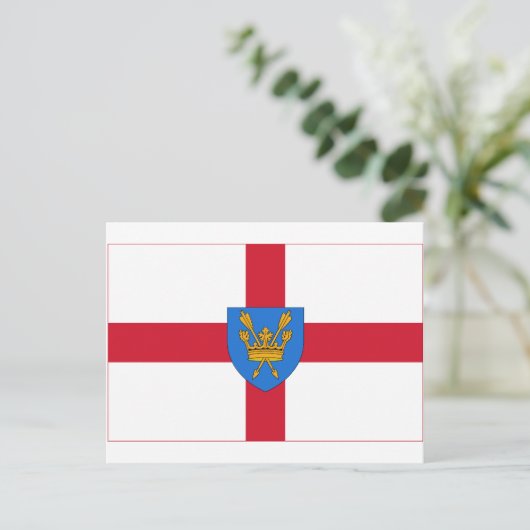 Suffolk St Edmund's proposal Flag Briefkaart (Staand voorkant)