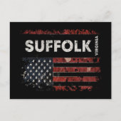 Suffolk Virginia Briefkaart (Voorkant)