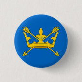 Suffolk-vlag Ronde Button 3,2 Cm (Voorkant)