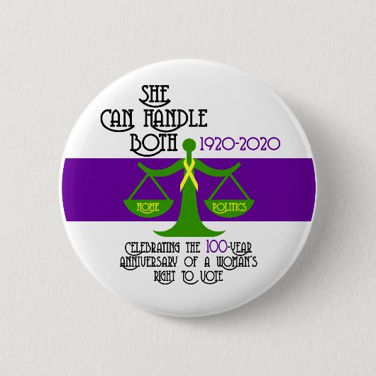 Suffrage Button (Voorkant)
