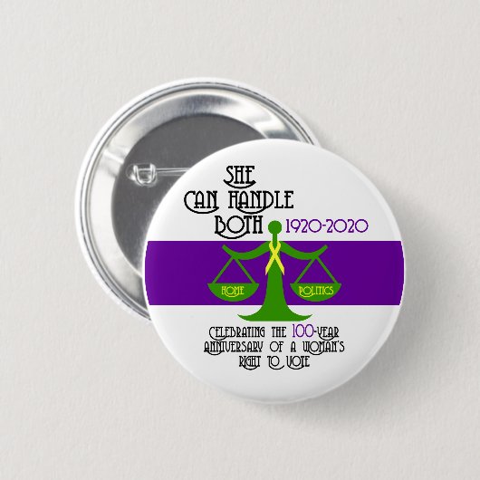 Suffrage Button (Voorkant /achterkant)