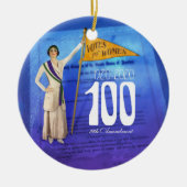 Suffrage Centennial Holiday Ornament (Voorkant)
