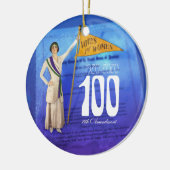 Suffrage Centennial Holiday Ornament (Links)