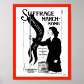 Suffrage March Song 1914 — Specificaties muziekHo Poster (Voorkant)