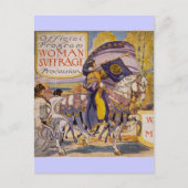 Suffrage Procession 1913 Briefkaart (Voorkant)