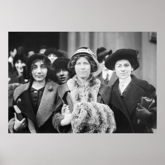 Suffrage Strike, jaren 1910 Poster (Voorkant)