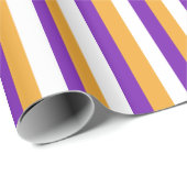 Suffrage vlag Gold White Paars Stripe Cadeaupapier (Rol Hoek)