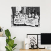 Suffrage voor vrouwen: 1917 poster (Thuiskantoor)