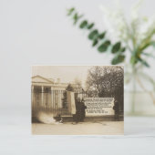 Suffragette Bonfire voor vrouwen in Washington D.C Briefkaart (Staand voorkant)