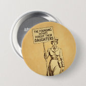  suffragette feministische protestkunst ronde button 7,6 cm (Voorkant /achterkant)