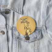  suffragette feministische protestkunst ronde button 7,6 cm (In situ)
