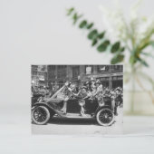 Suffragette Flower Sale, 1916 Briefkaart (Staand voorkant)