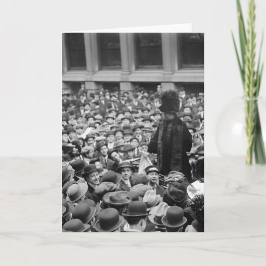 Suffragette Hits The Street: begin jaren 1910 Kaart (Voorkant)