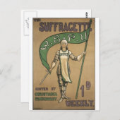 Suffragette Magazine Briefkaart (Voorkant / Achterkant)