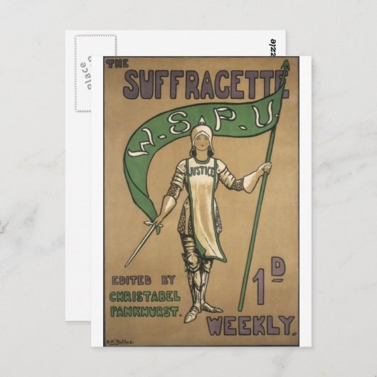 Suffragette Magazine Briefkaart (Voorkant / Achterkant)