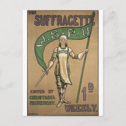 Suffragette Magazine Briefkaart (Voorkant)