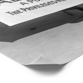 Suffragette met teken ter ondersteuning van Alice  Poster (Hoek)