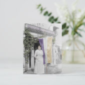 Suffragette op het hoofdkwartier van de Nationale  Briefkaart (Staand voorkant)
