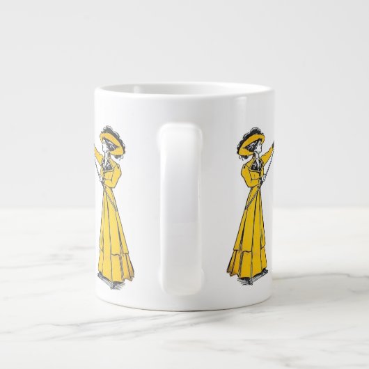 Suffragette stemmen voor de Mok van vrouwen (Achterkant)