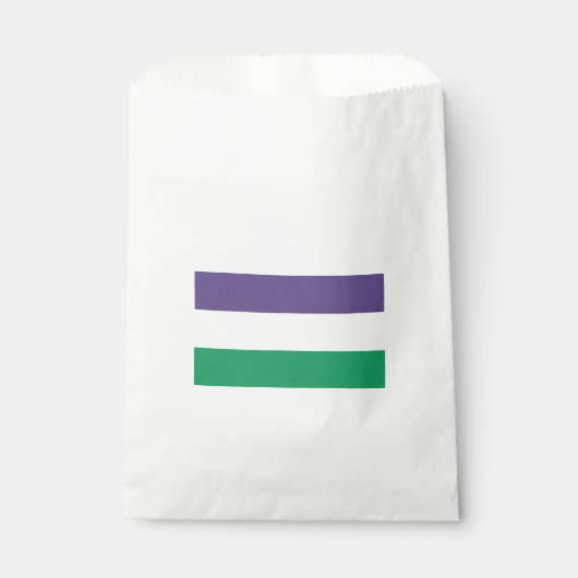 Suffragette vlag bedankzakje (Voorkant)