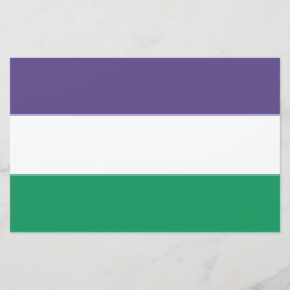 Suffragette vlag briefpapier