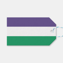 Suffragette vlag cadeaulabel