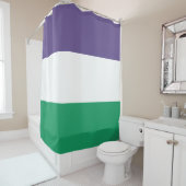 Suffragette vlag douchegordijn (In situ)