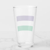 Suffragette vlag glas (Achterkant)