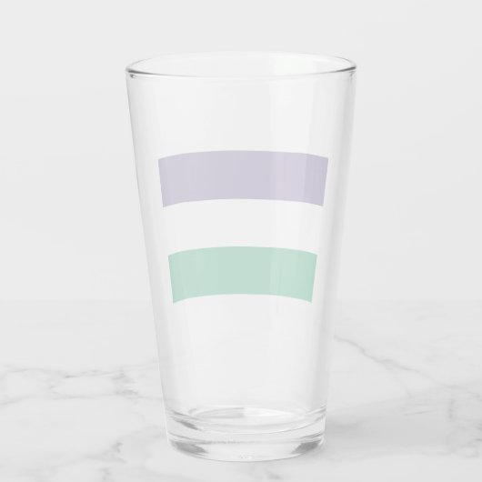 Suffragette vlag glas (Achterkant)