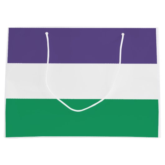 Suffragette vlag groot cadeauzakje (Voorkant)