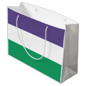 Suffragette vlag groot cadeauzakje (Achterkant Gekanteld)