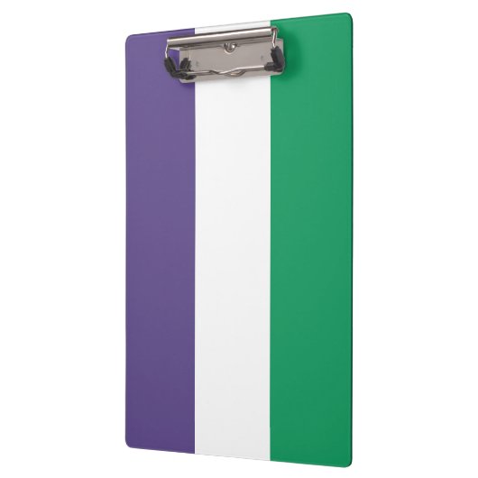 Suffragette vlag klembord (Links)