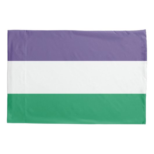 Suffragette vlag kussensloop (Achterkant)