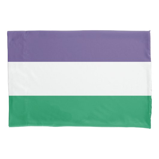 Suffragette vlag kussensloop (Voorkant)