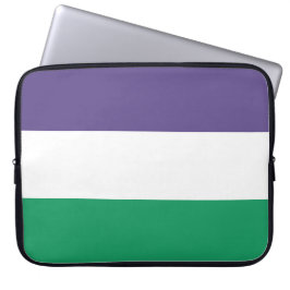 Suffragette vlag laptop sleeve
