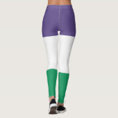 Suffragette vlag leggings (Achterkant)
